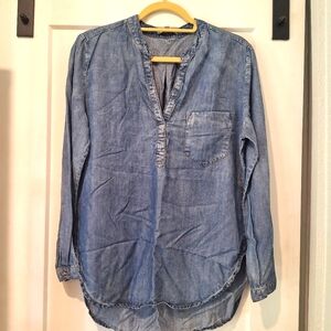 Joan Vass Denim Top